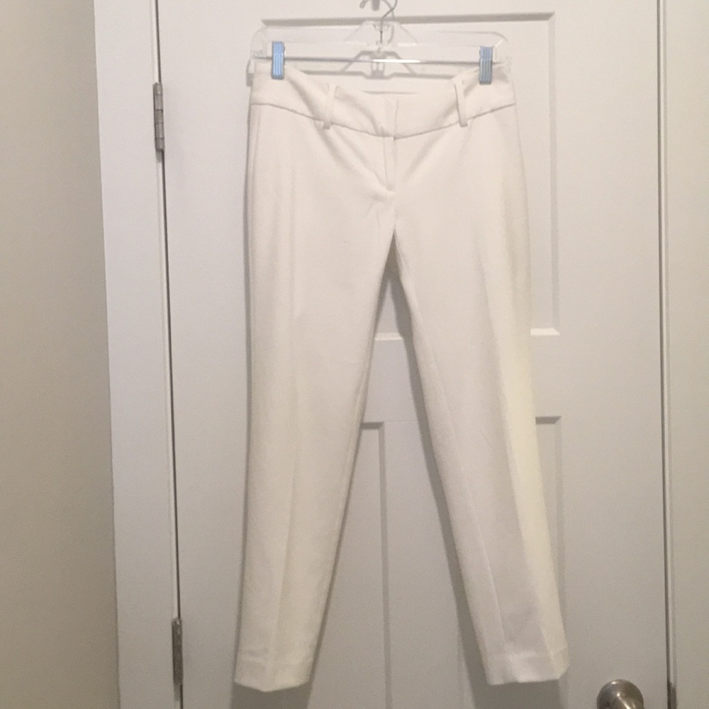 Ankle Pants 👖, Off white/ Cream , size-2P, Lined, Never worn,